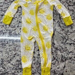 Little Sleepies Sunshine Yellow Zippie 0-3 months